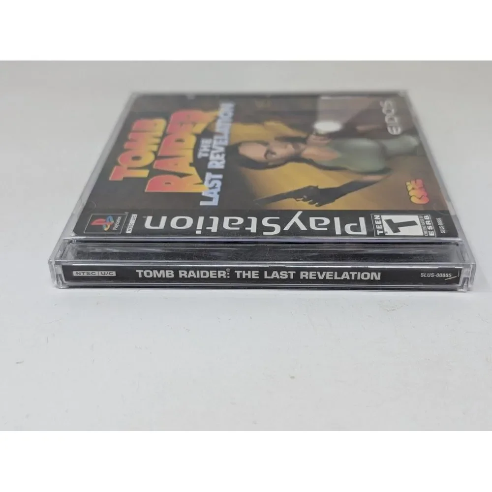 Tomb Raider The Last Revelation PS1 PlayStation 1 Complete Black Label CIB‎